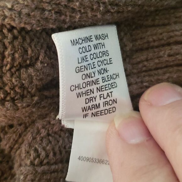 EUC Sonoma Cable Knit Pullover Hoodie Sweater Sz 2X - Picture 6 of 6